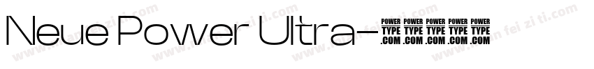Neue Power Ultra字体转换